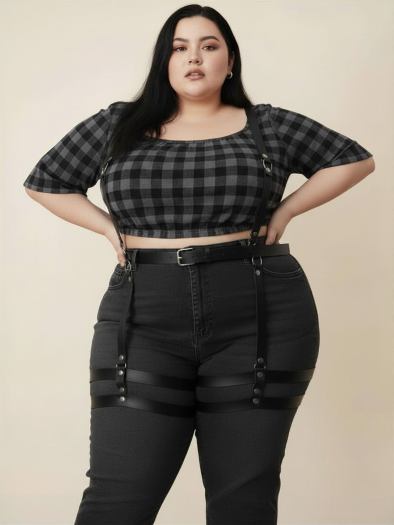 Strappy Leg Harness Belt XS- Plus Size
