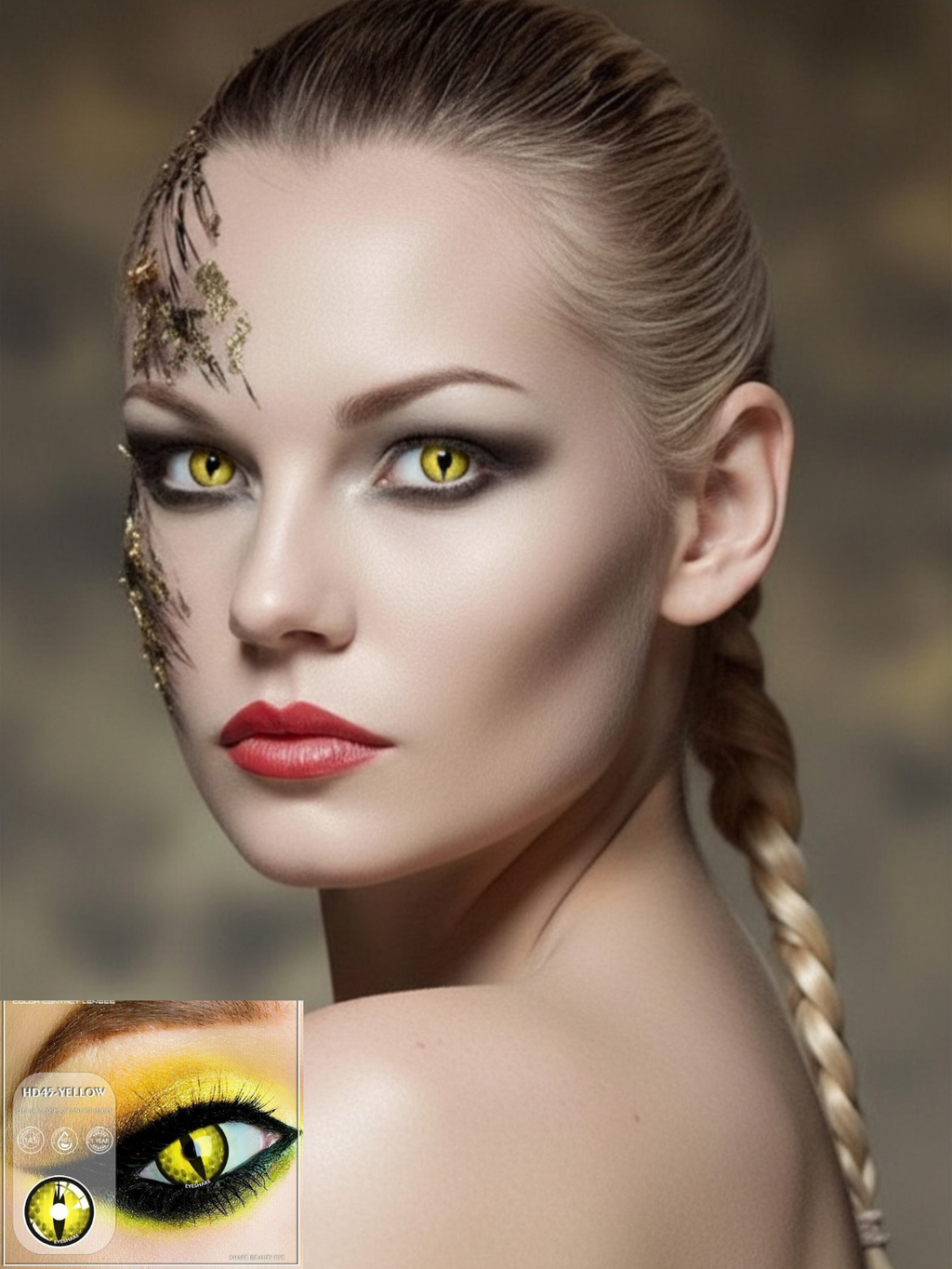 Yellow Contact Lense