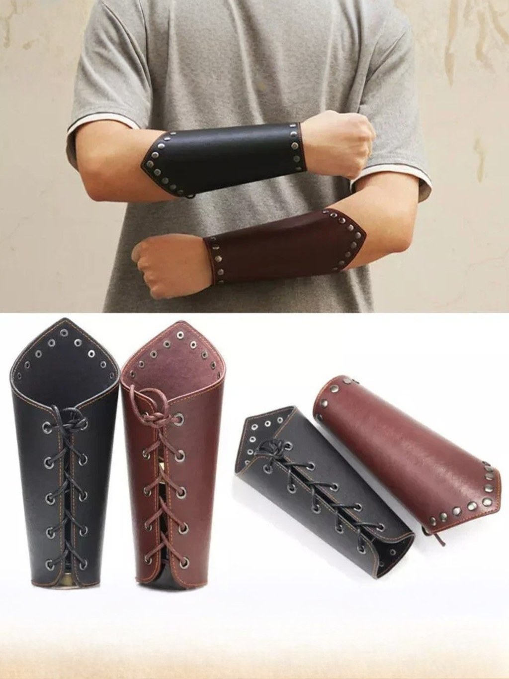 Gauntlet Leather Bracer