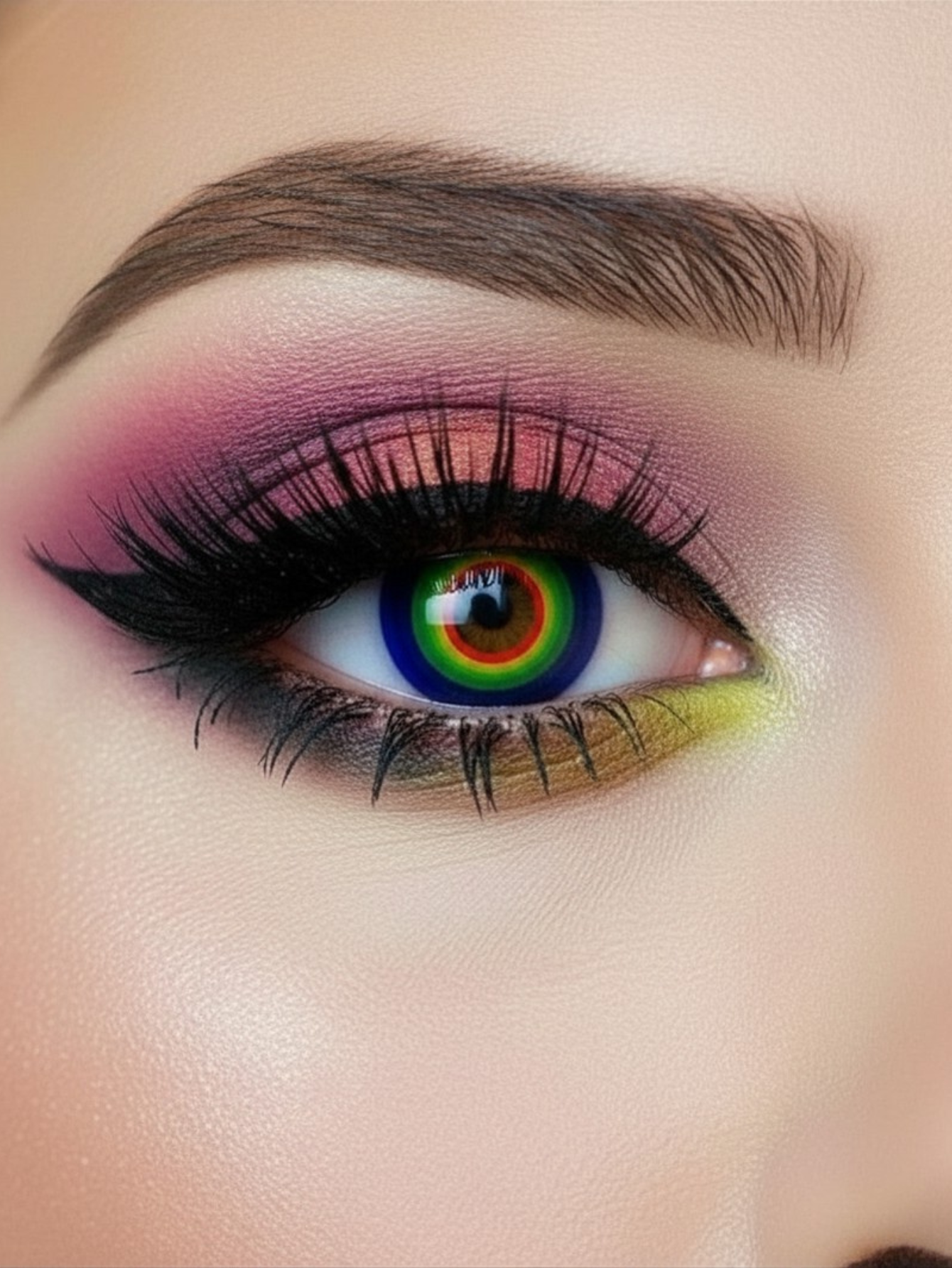 Rainbow Pride Drag Queen Contact Lenses