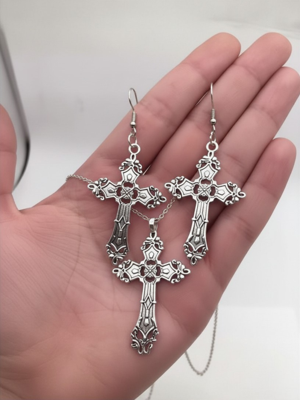 Cross Minimal Earrings