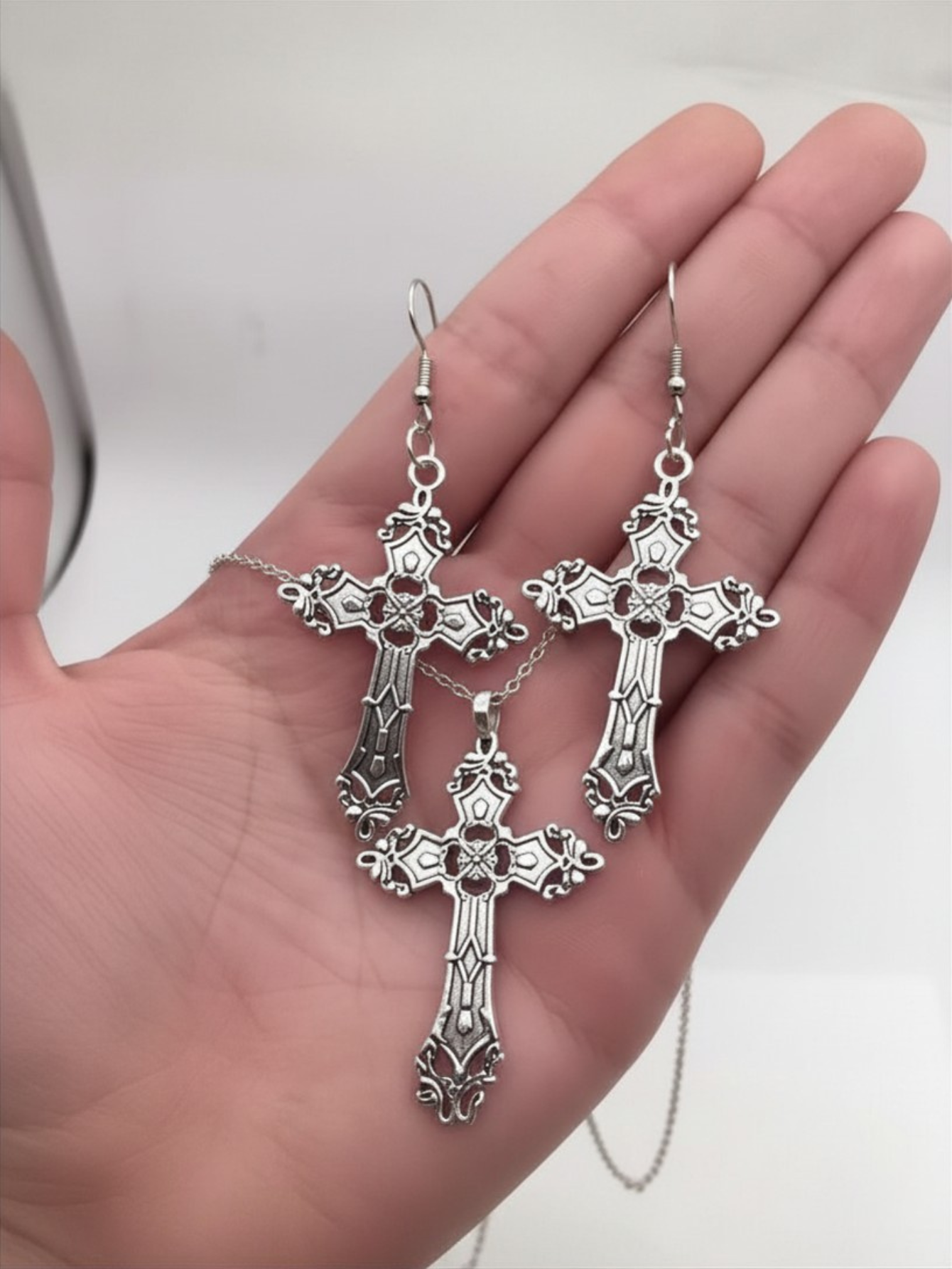Cross Minimal Earrings