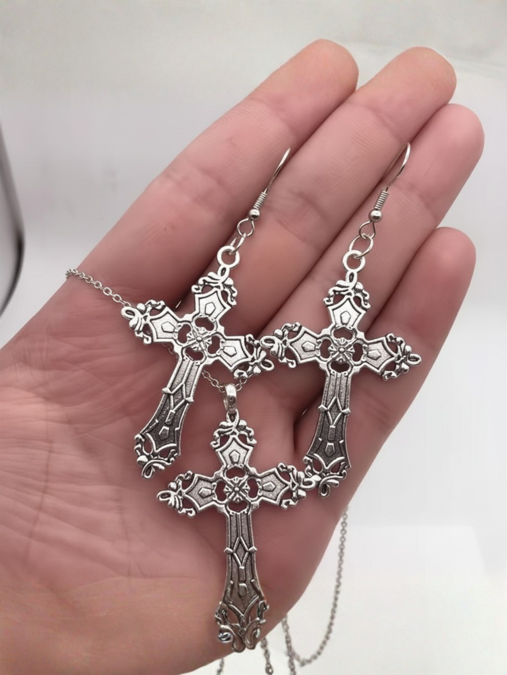 Cross Minimal Earrings