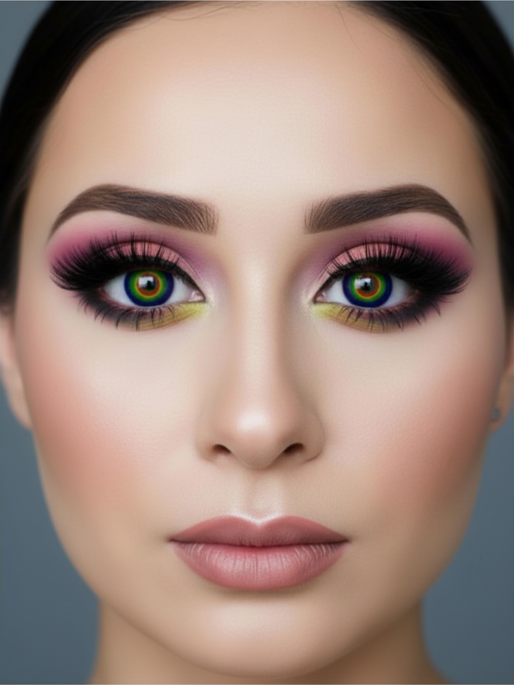 Rainbow Pride Drag Queen Contact Lenses