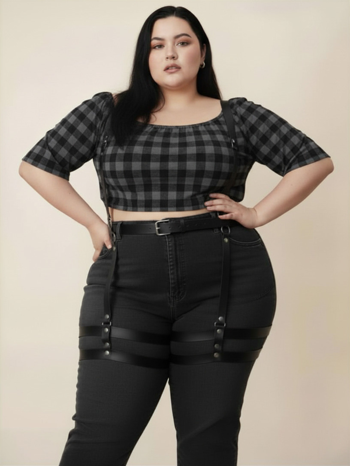 Strappy Leg Harness Belt XS- Plus Size