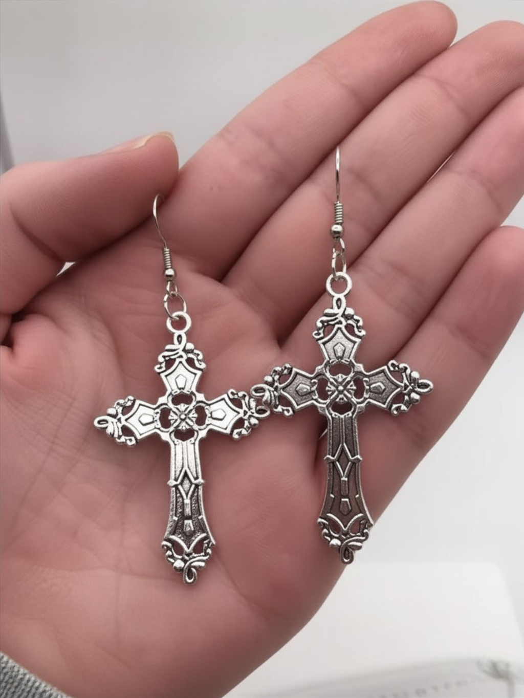 Cross Minimal Earrings