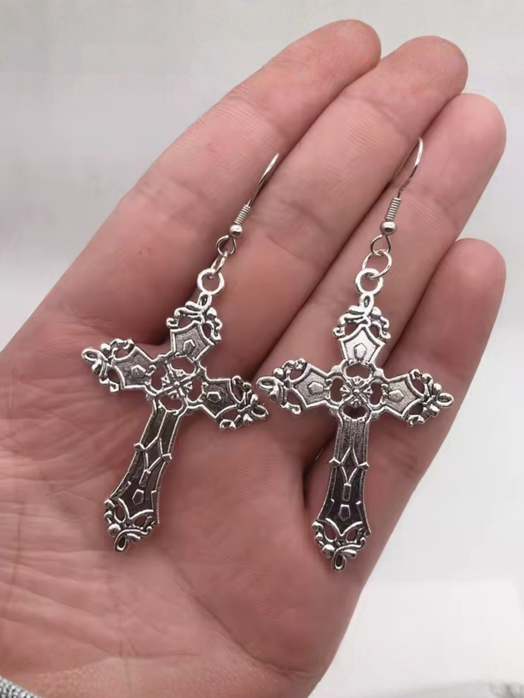 Cross Minimal Earrings