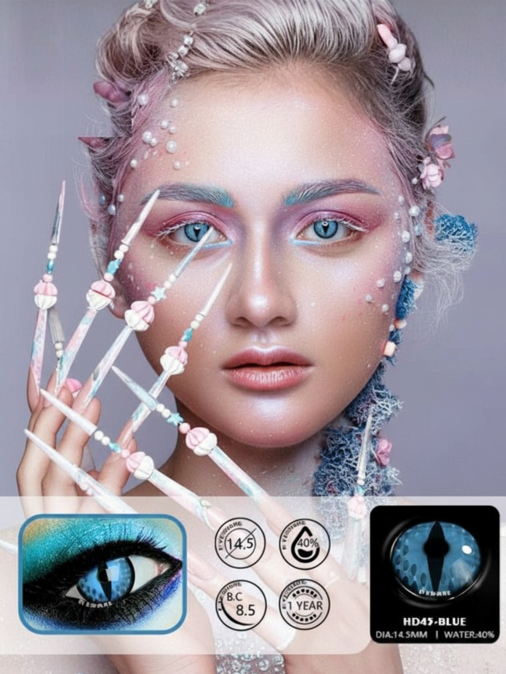 Blue Fairy Cosplay Contact Lense