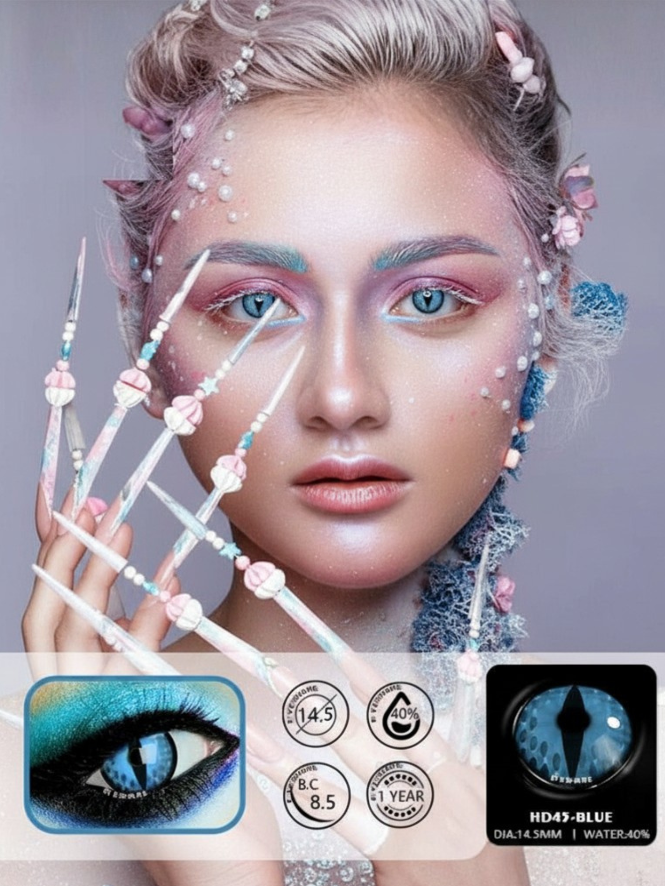 Blue Fairy Cosplay Contact Lense