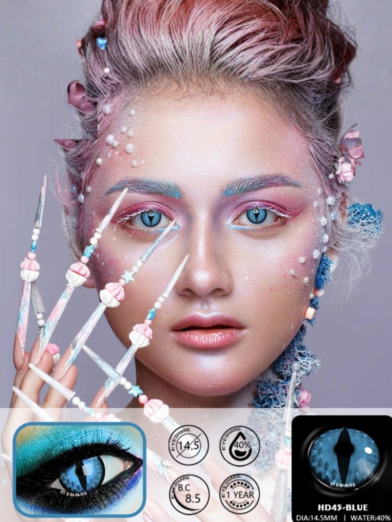 Blue Fairy Cosplay Contact Lense