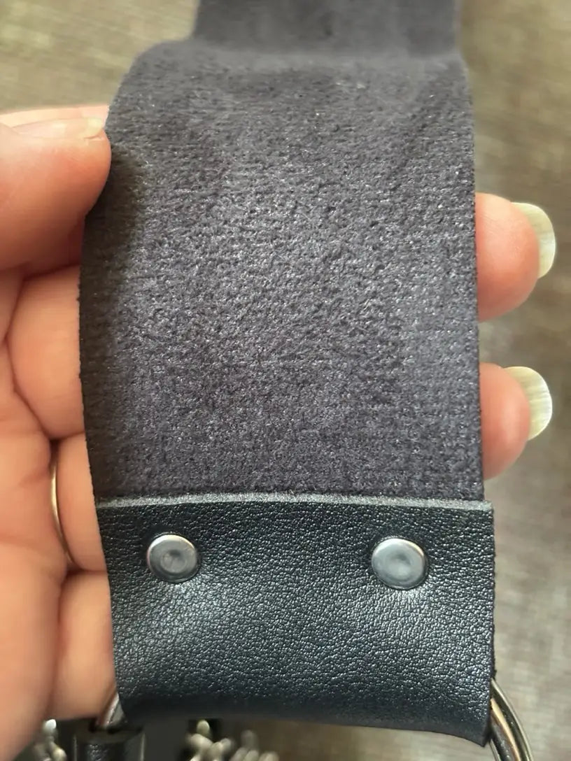Black O-Ring Chain Belt