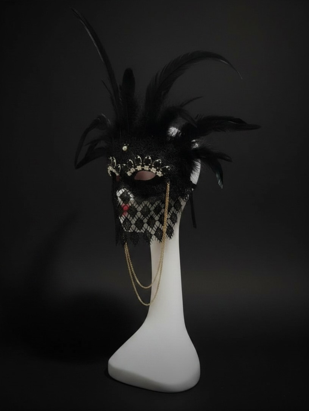 Masquerade Feather Mask