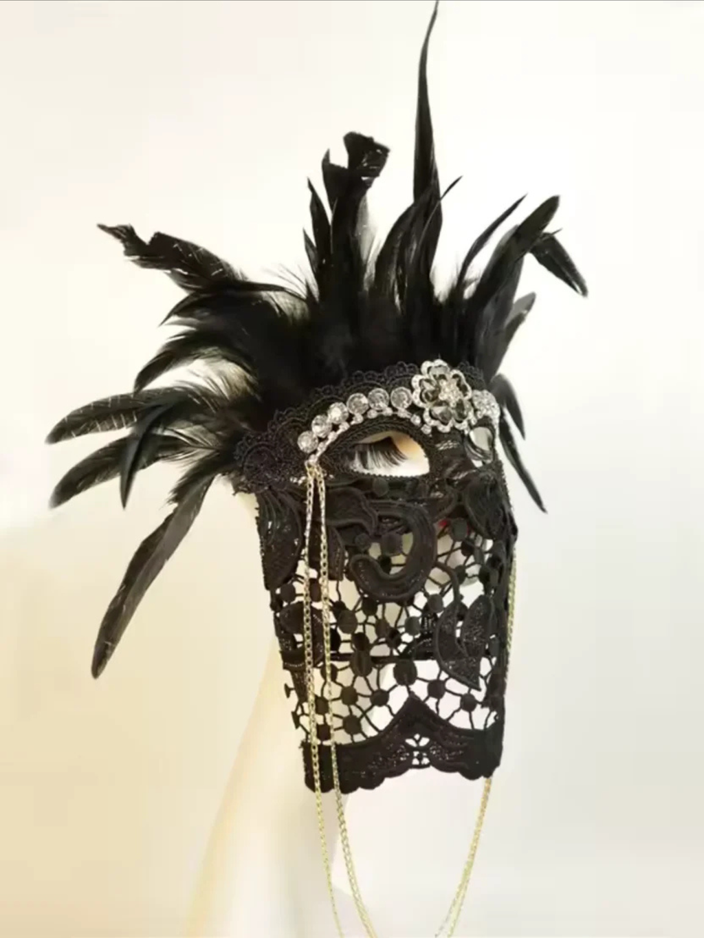 Masquerade Feather Mask