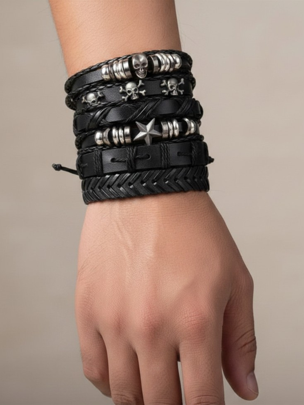 Goth Bracelet Set