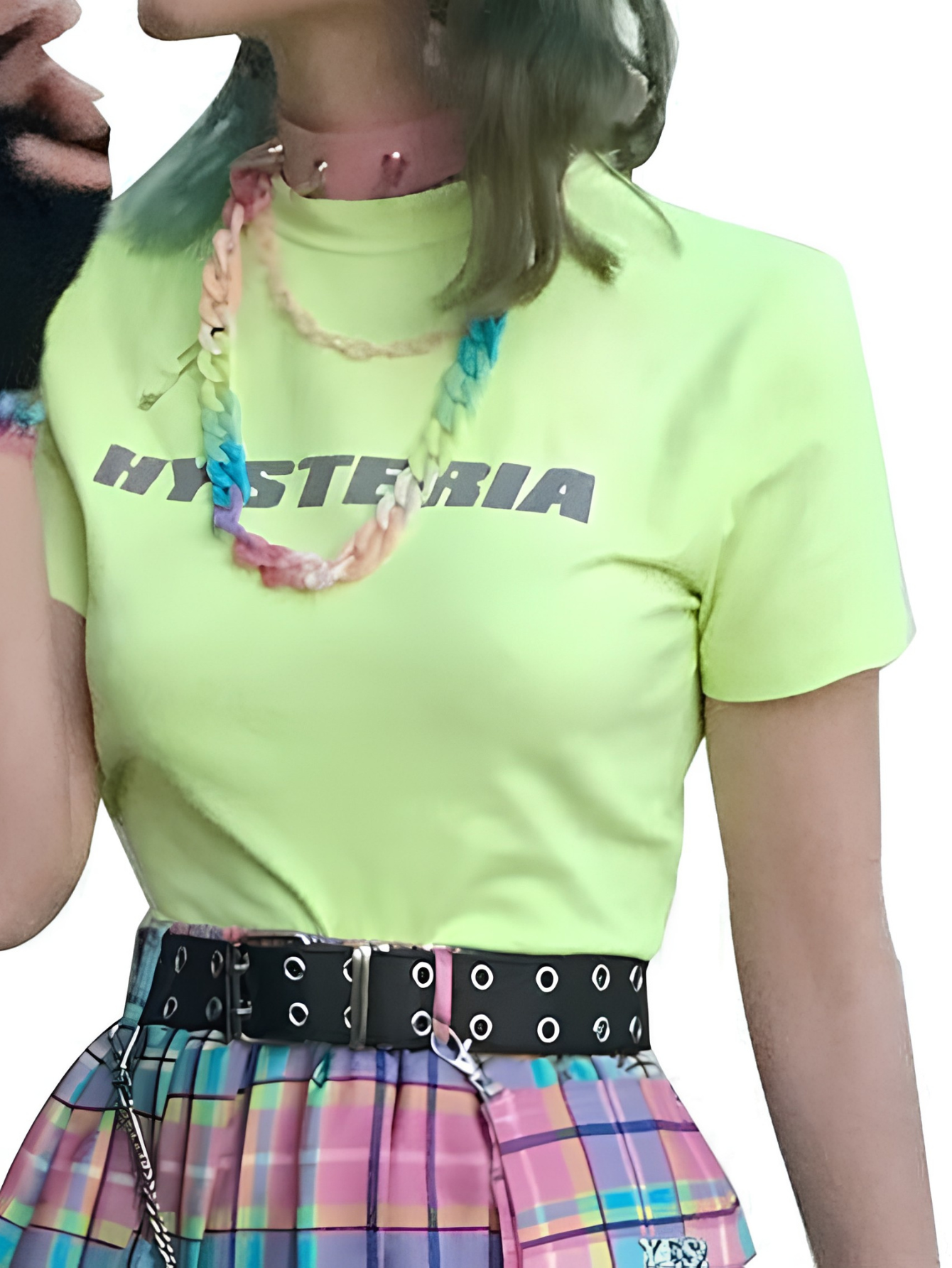Yellow Kandi Pants Chain