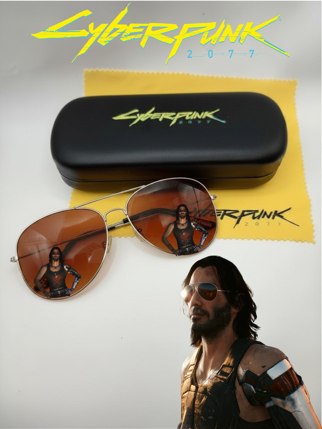 Cyberpunk 2077 Johnny Silverhand Sunglasses