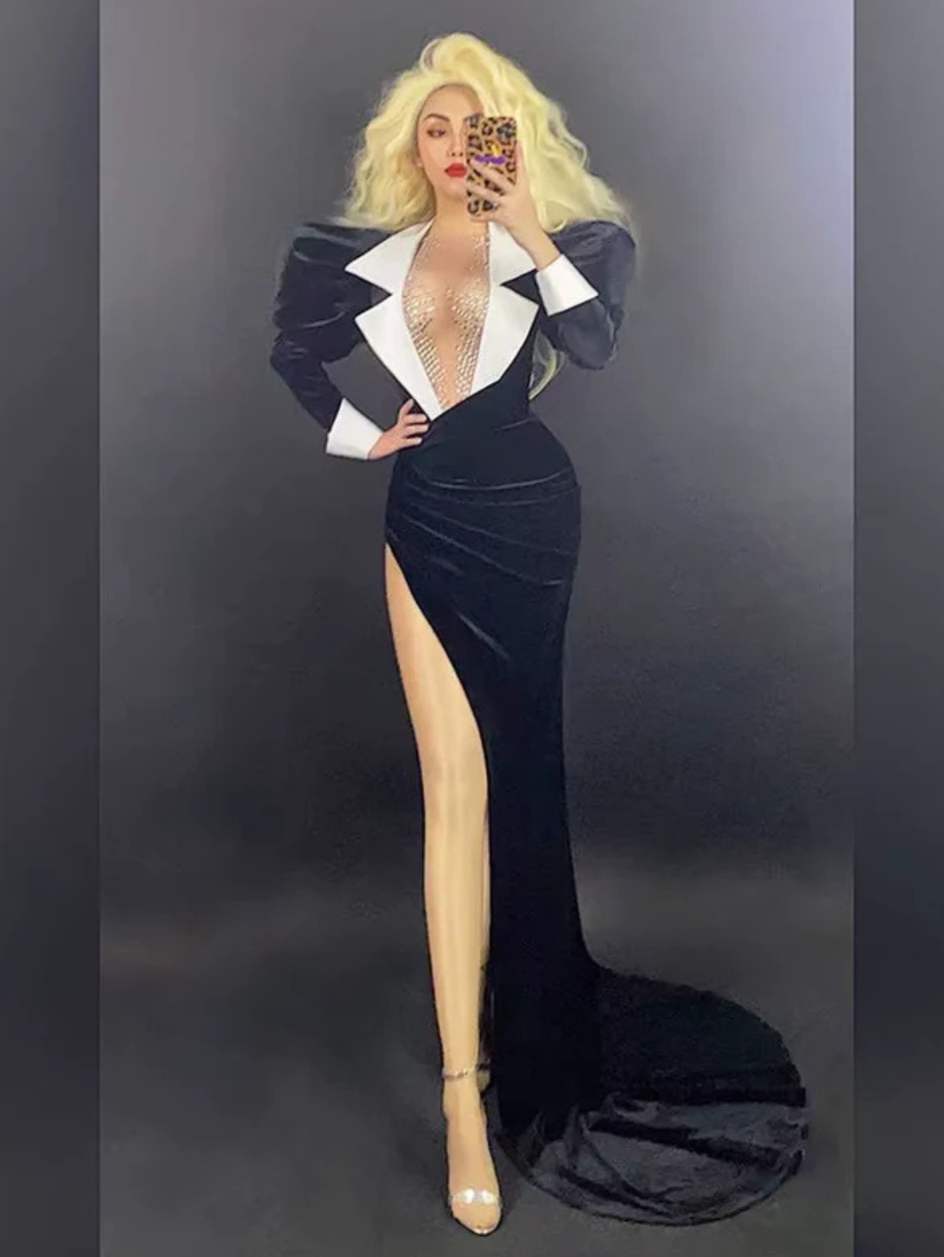 Tuxedo 2pc Dress