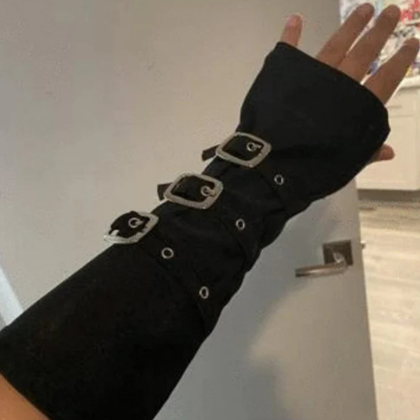 Y2K Emo Grunge Mittens