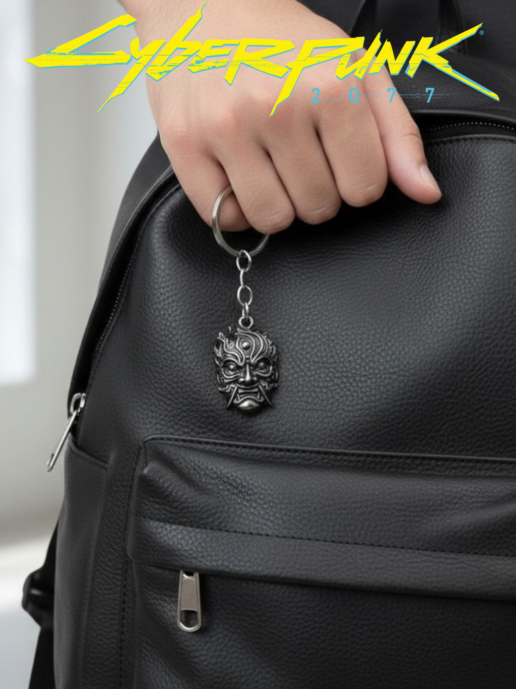Johnny Silverhand Key Chain Cyberpunk 2077