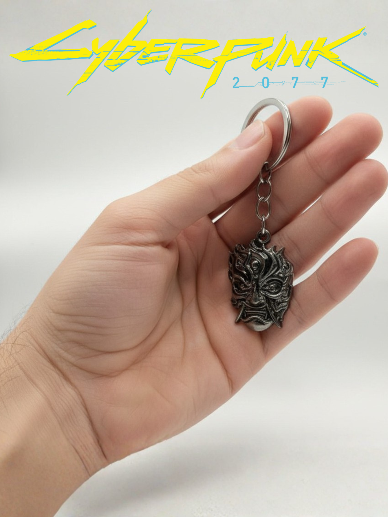 Johnny Silverhand Key Chain Cyberpunk 2077