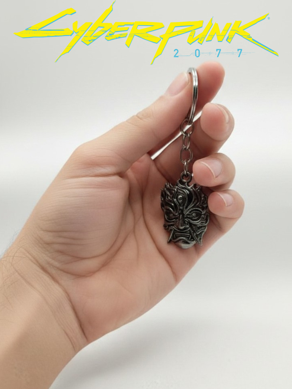 Johnny Silverhand Key Chain Cyberpunk 2077