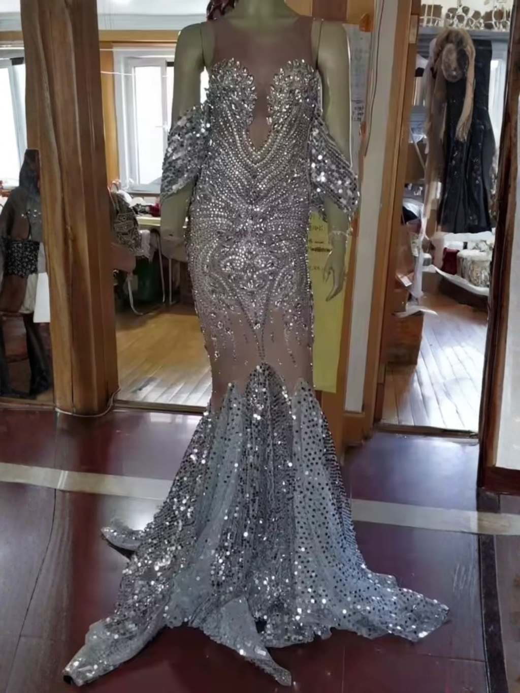 Diamond Sequince Gown