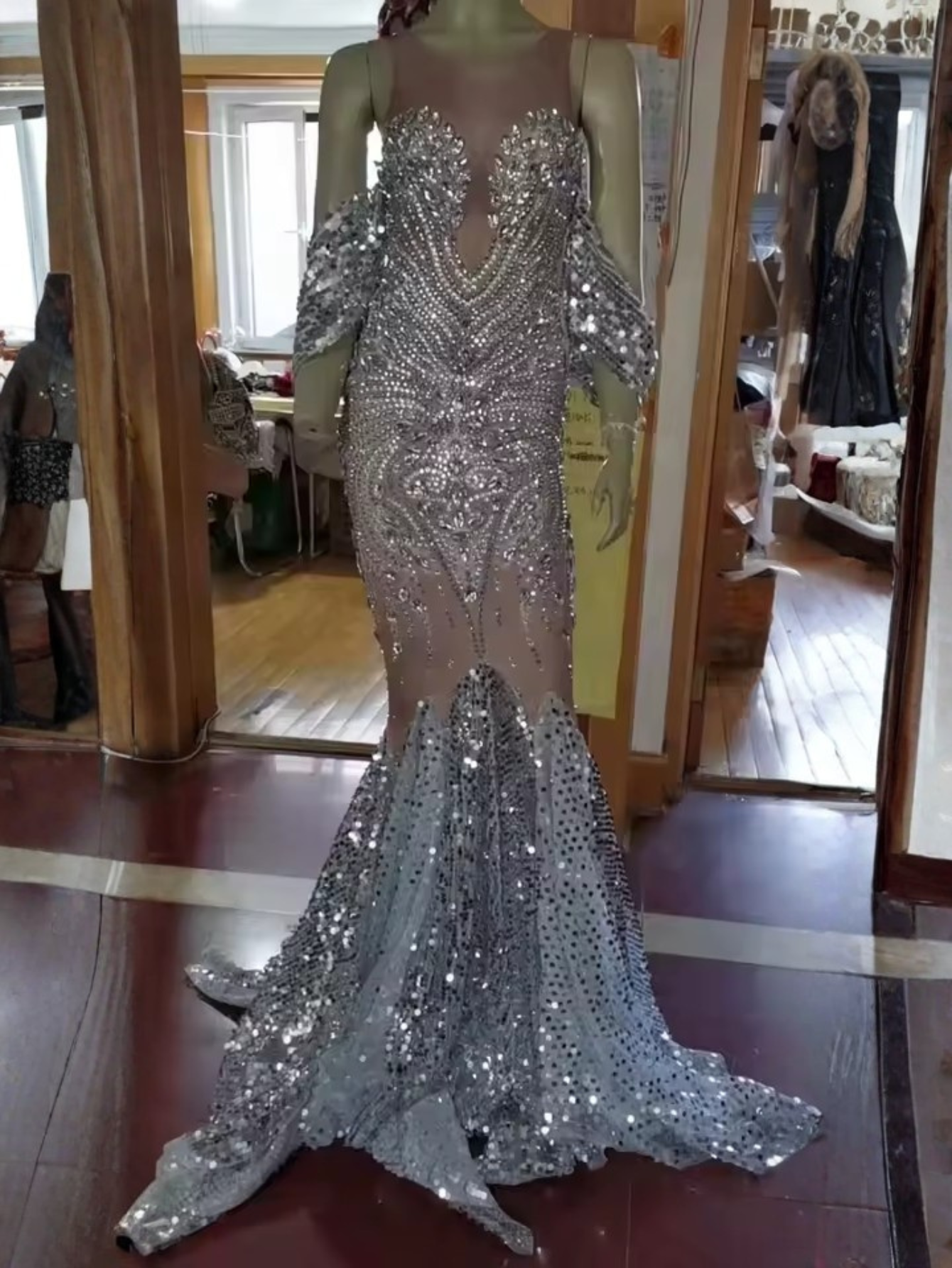 Diamond Sequince Gown
