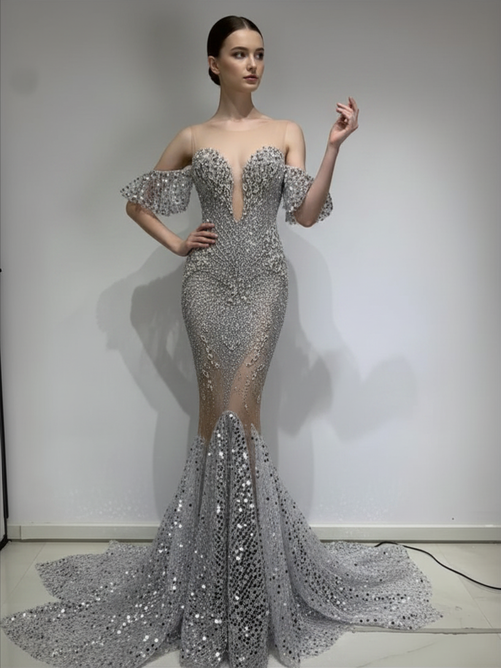 Diamond Sequince Gown