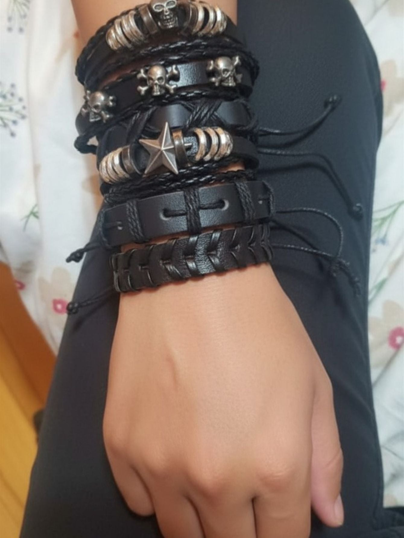 Goth Bracelet Set