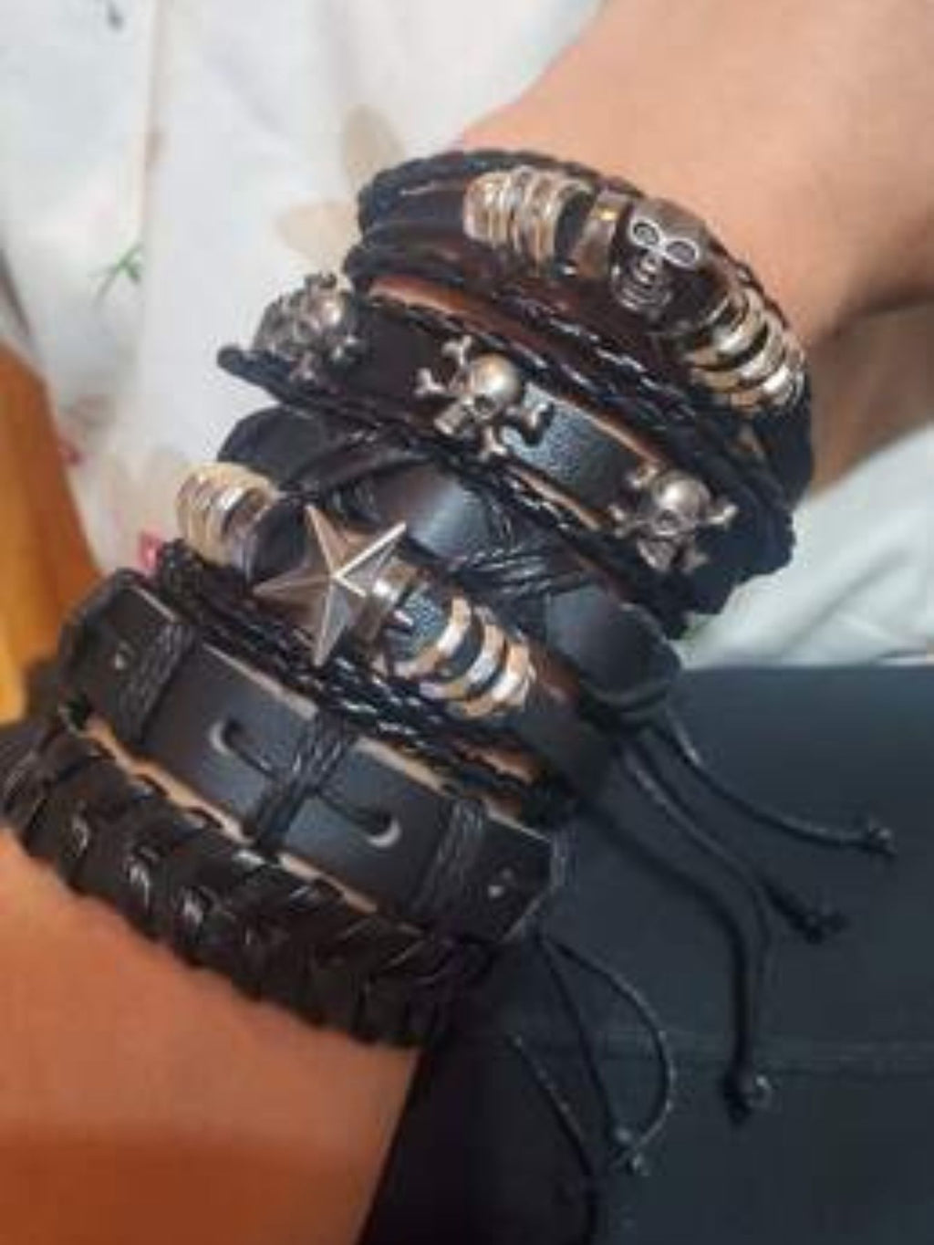 Goth Bracelet Set