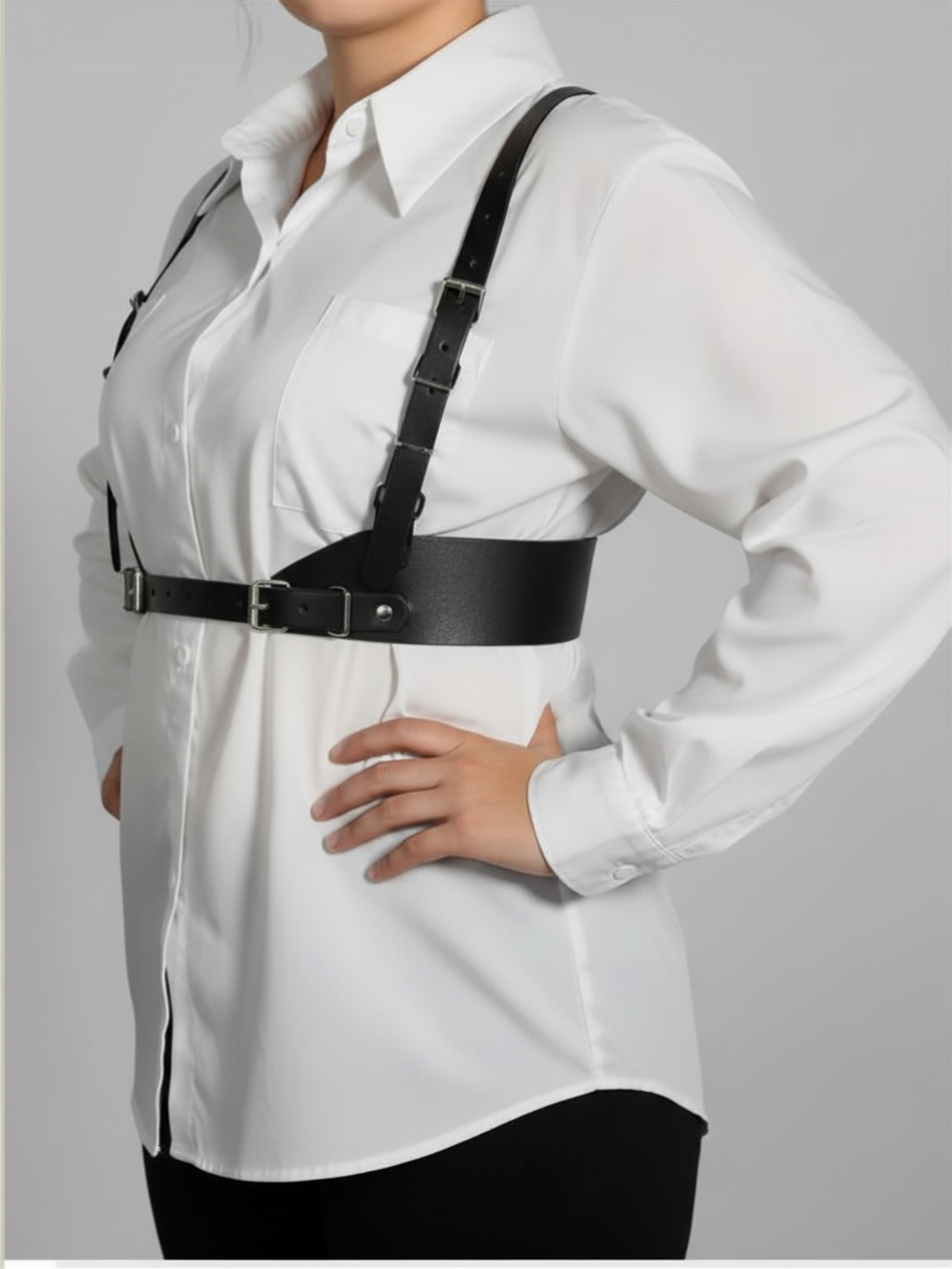 Plus Size Harness Belt Corset