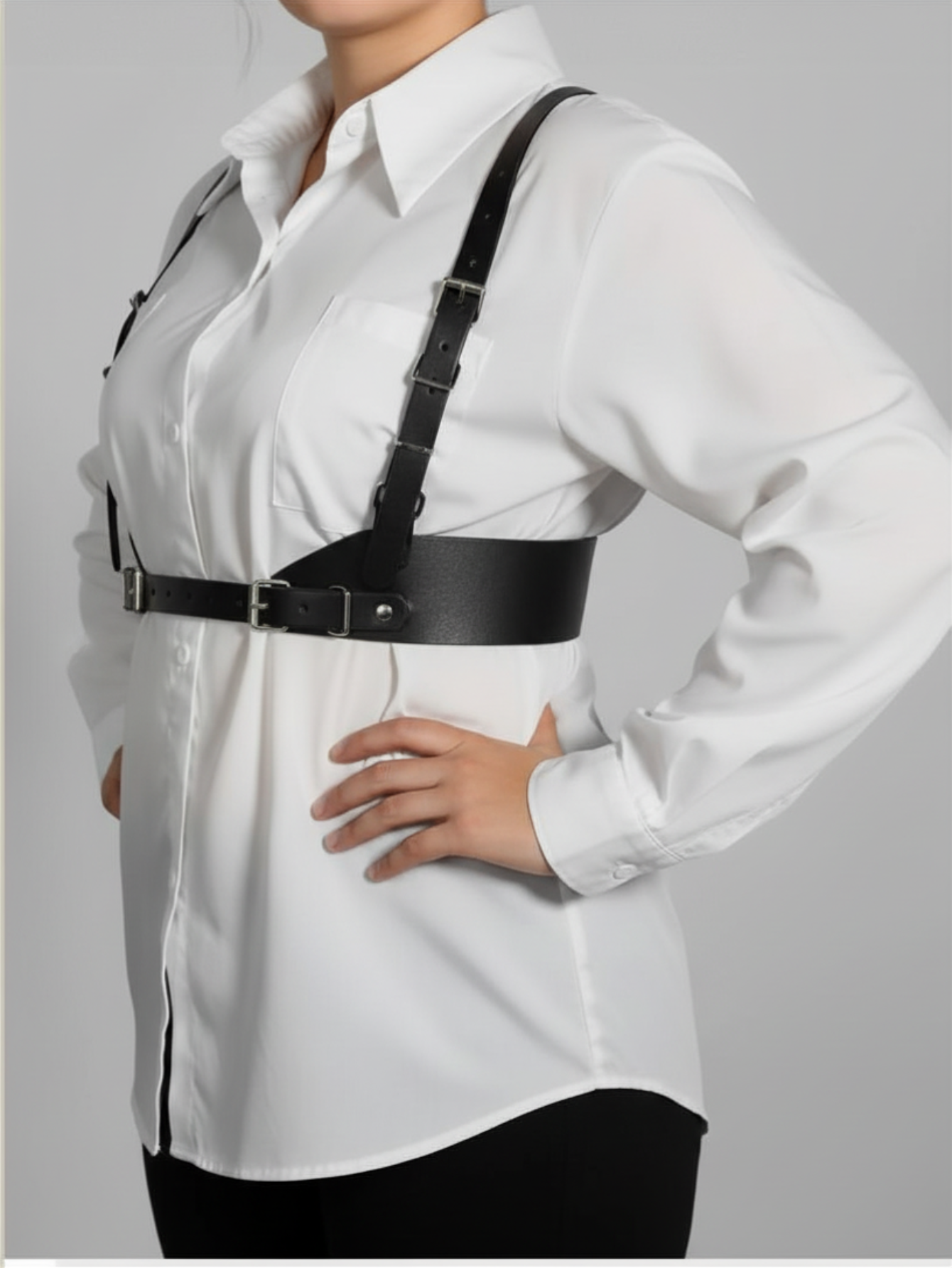 Plus Size Harness Belt Corset