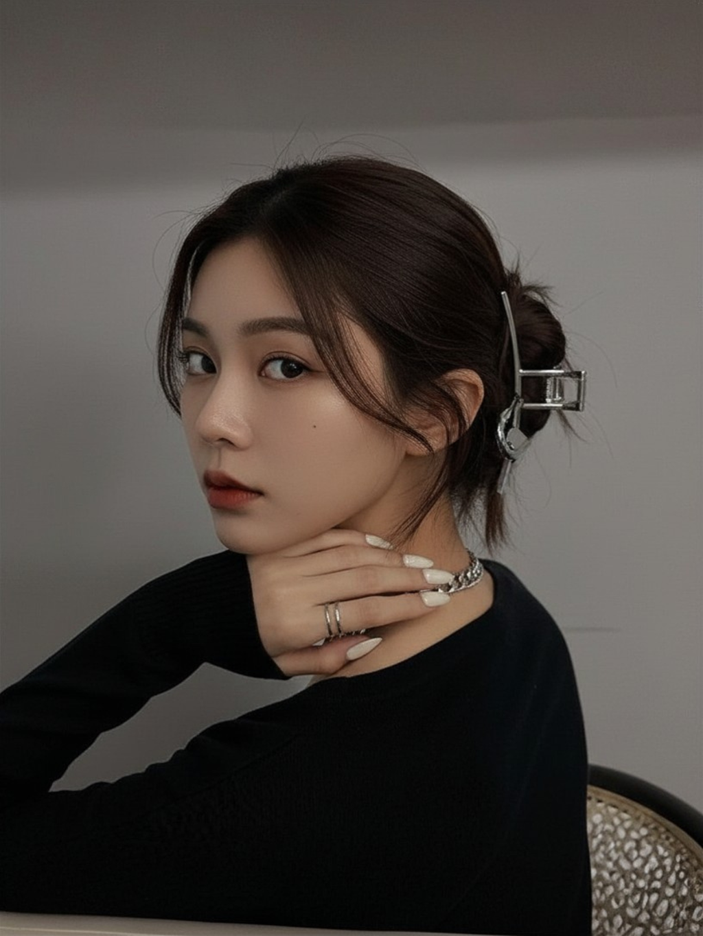 Safety Pin Hair Clips