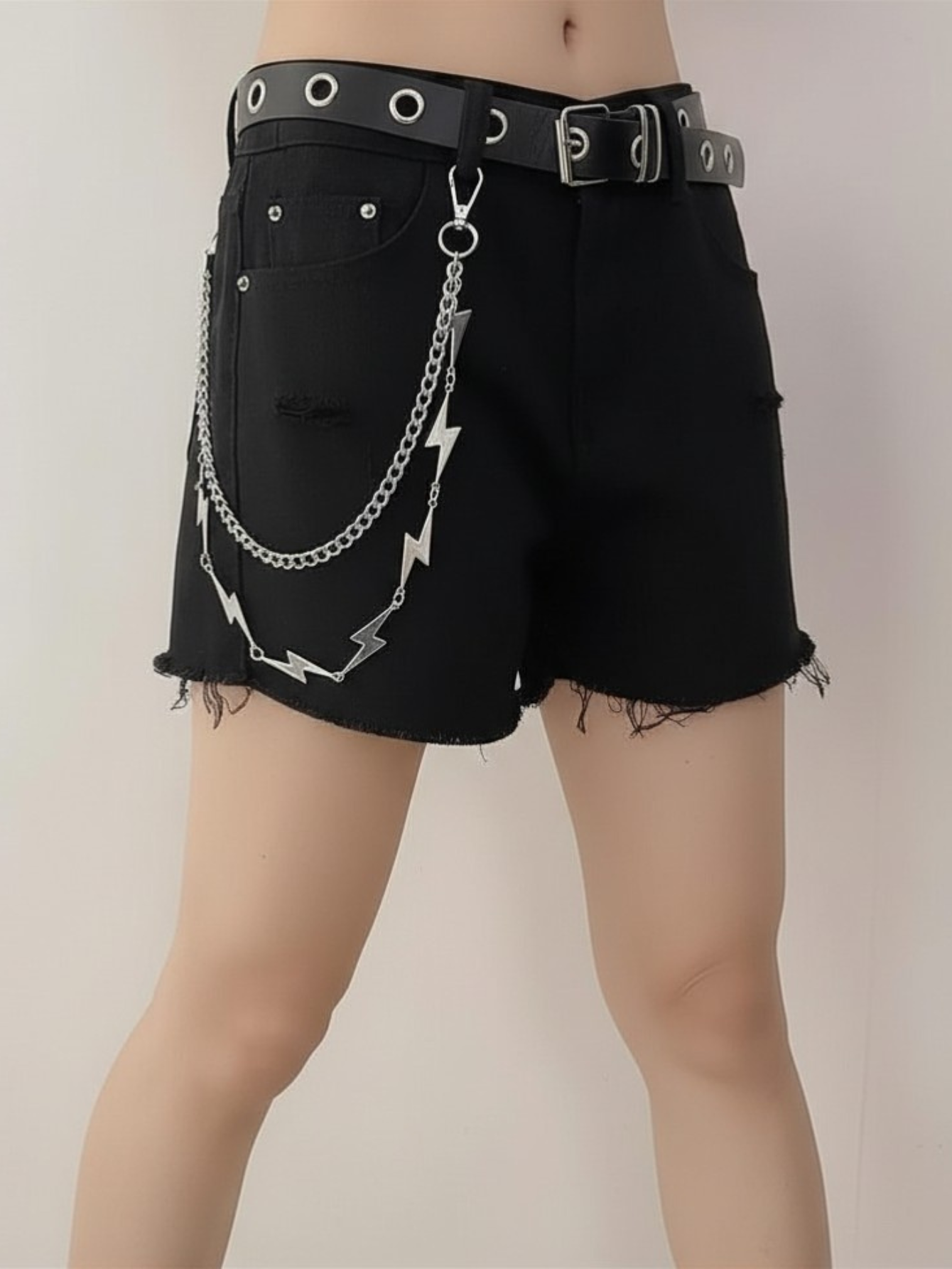 Lightning Bolt Flash Pants Chain