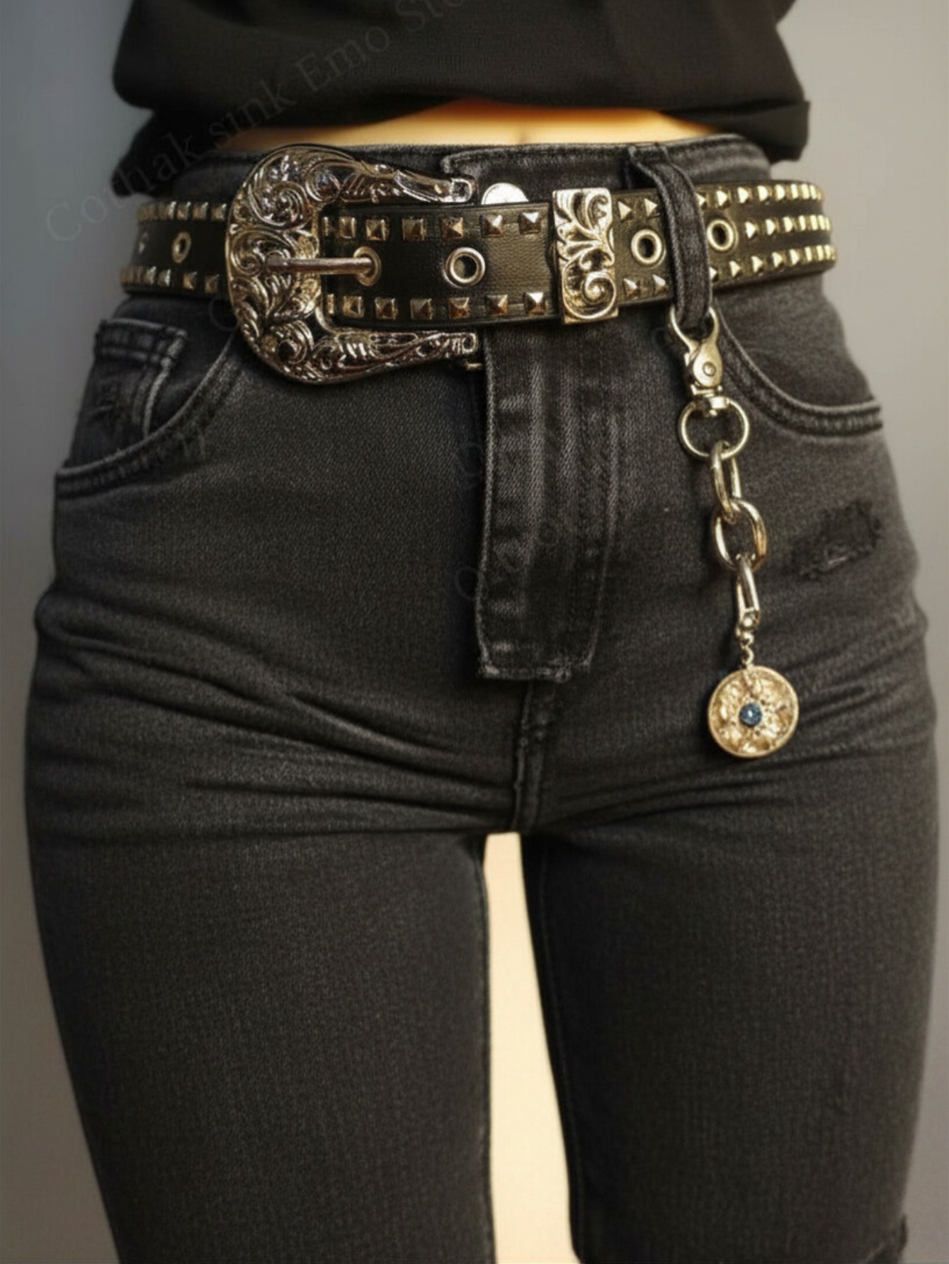 Rivet Studded Belt