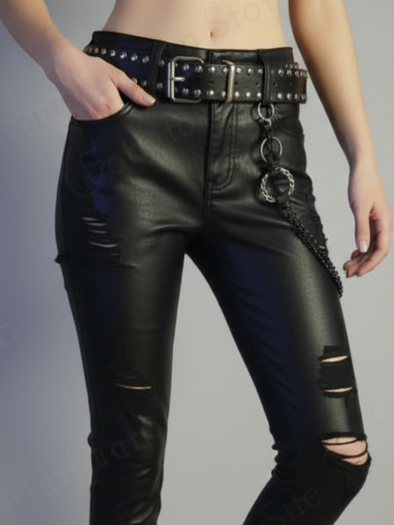 Rivet Star Studded Belt