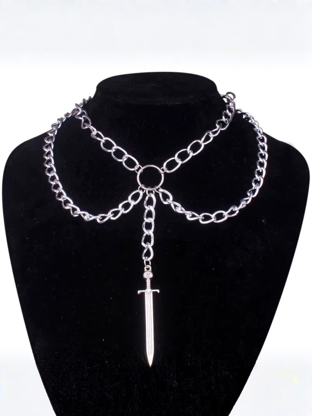 Samurai Dagger Sword Necklace
