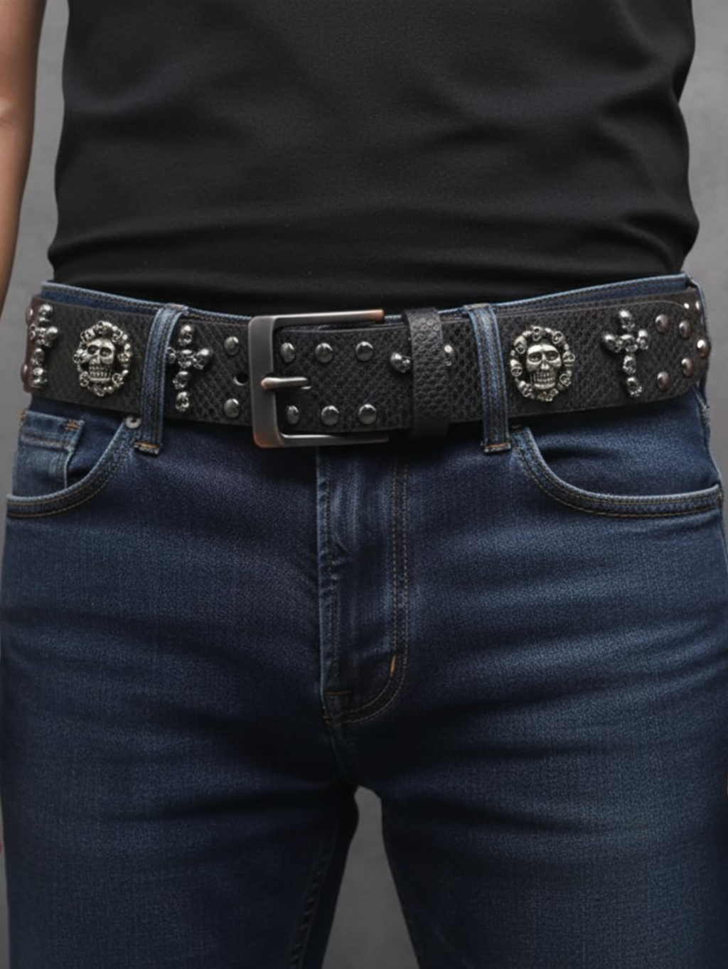 Skull Cross Belt