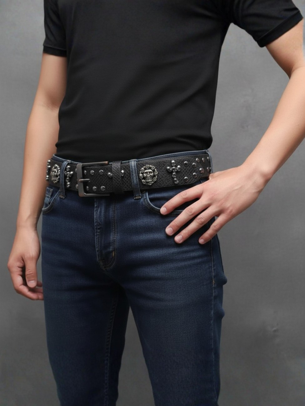 Skull Cross Belt