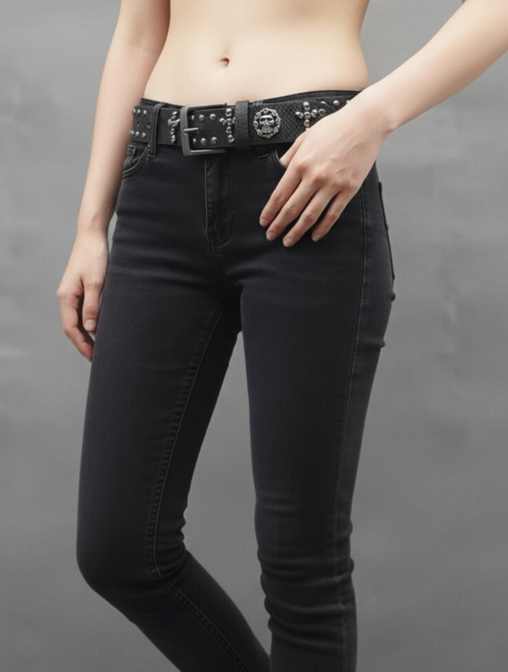 Skull Cross Belt