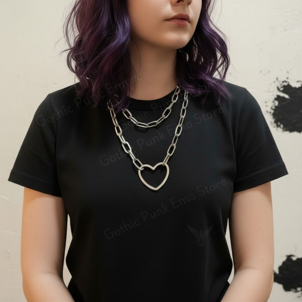Gothic Heart Necklace