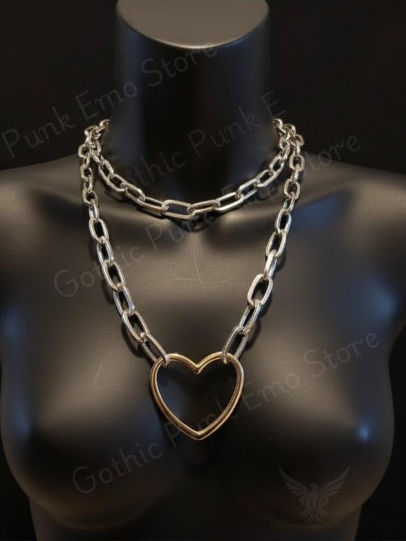 Gothic Heart Necklace