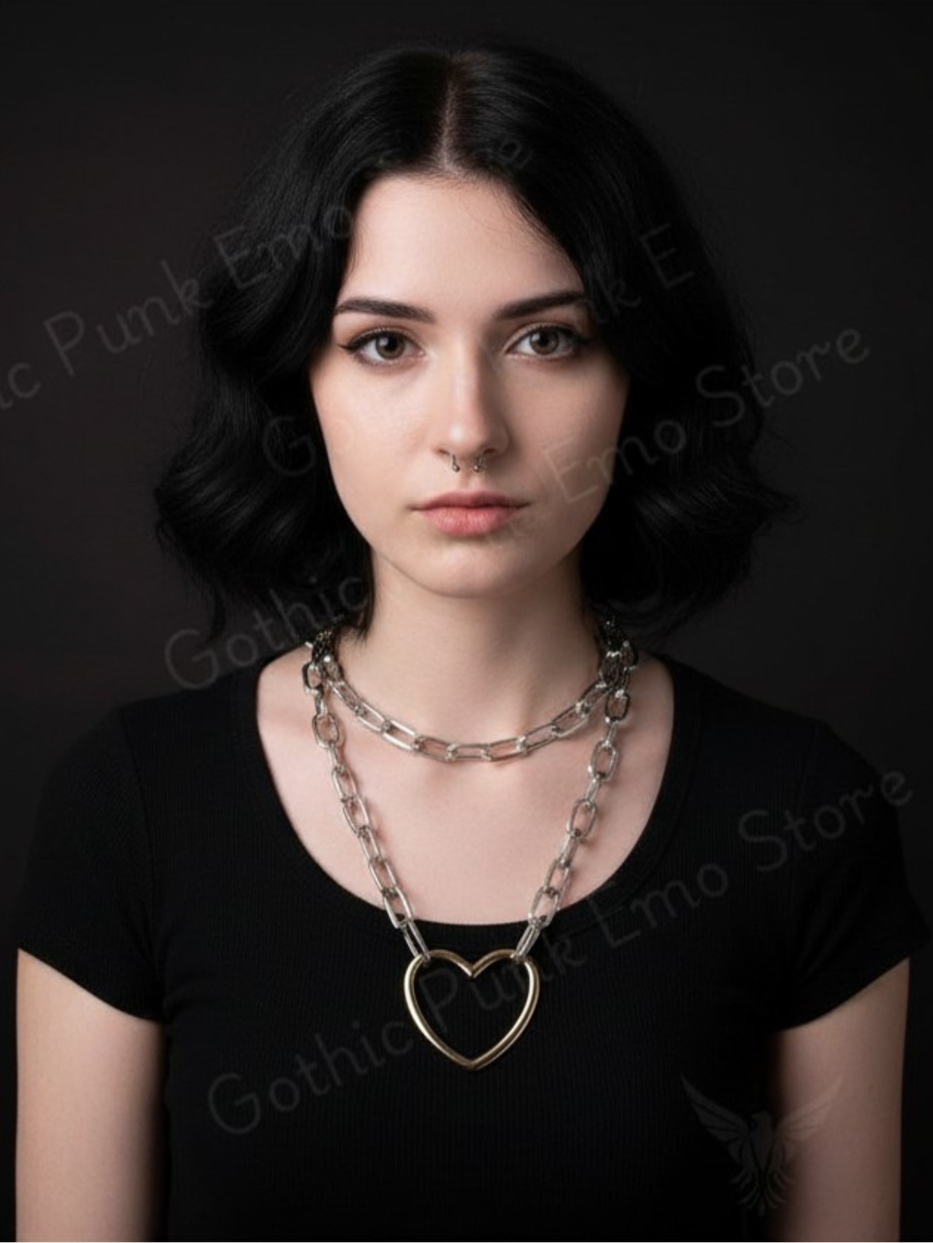 Gothic Heart Necklace