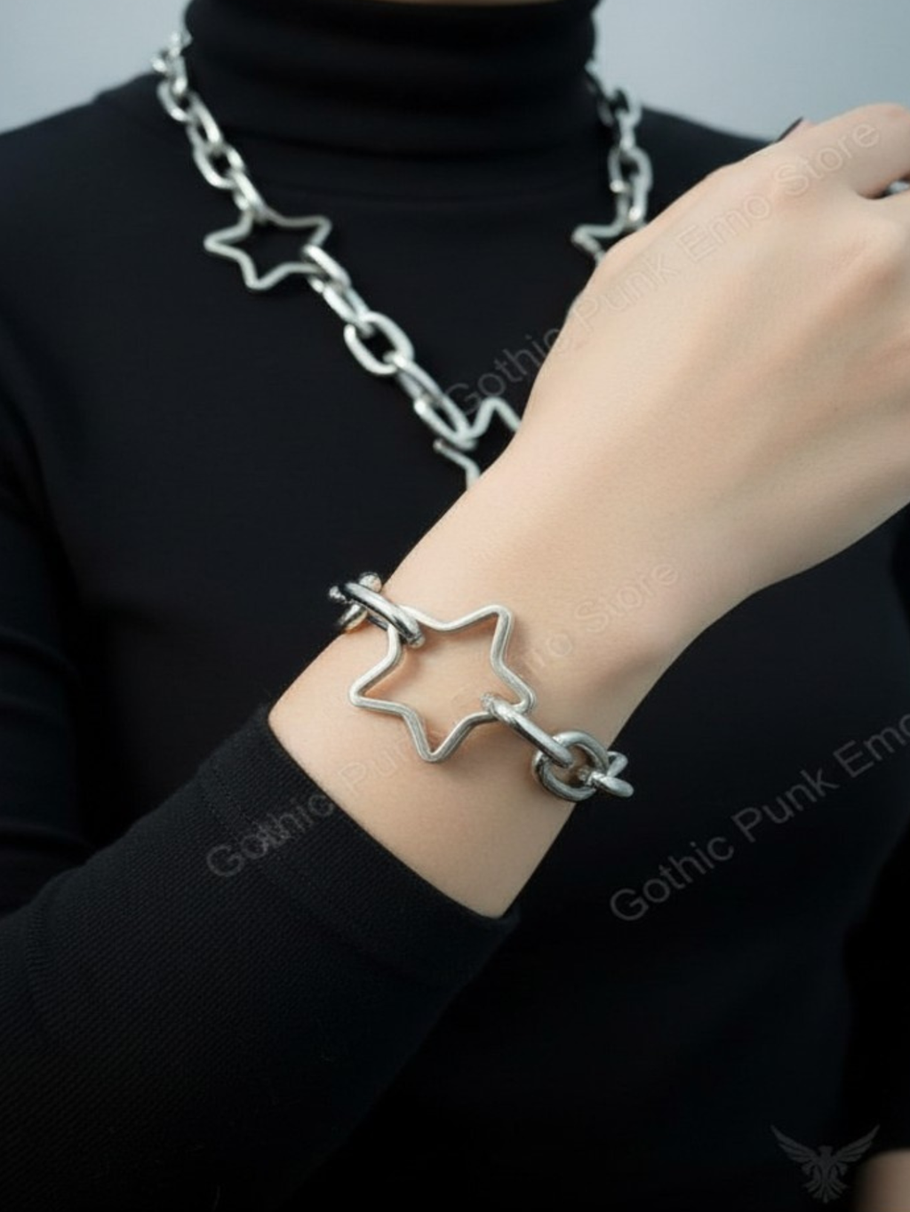 Star Chain Emo Necklace