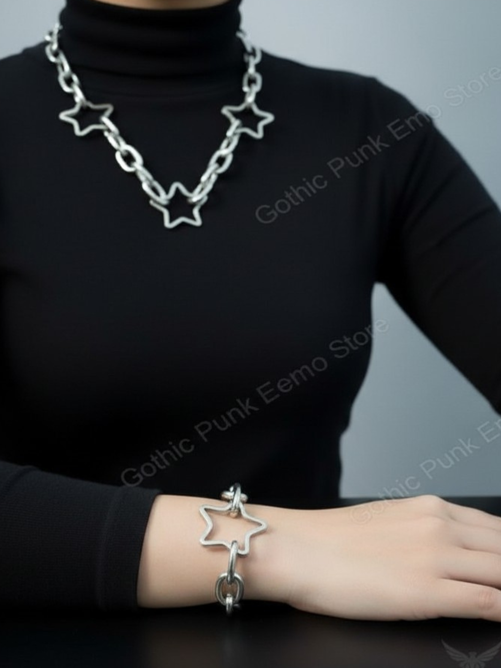 Star Chain Emo Necklace