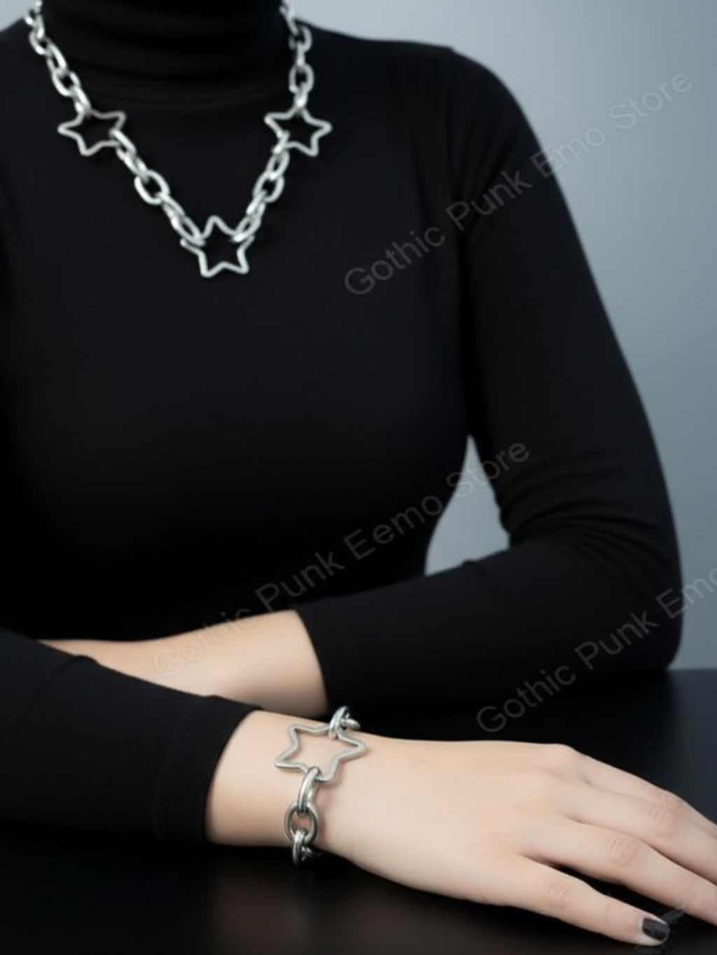 Star Chain Emo Necklace