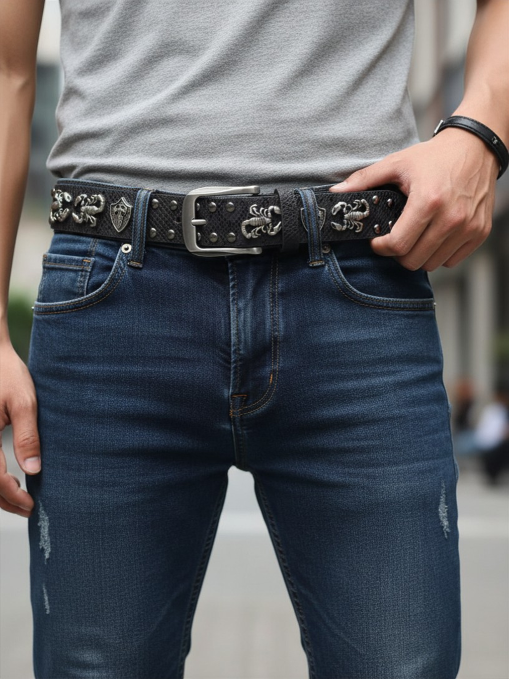 Spider Studded Belt