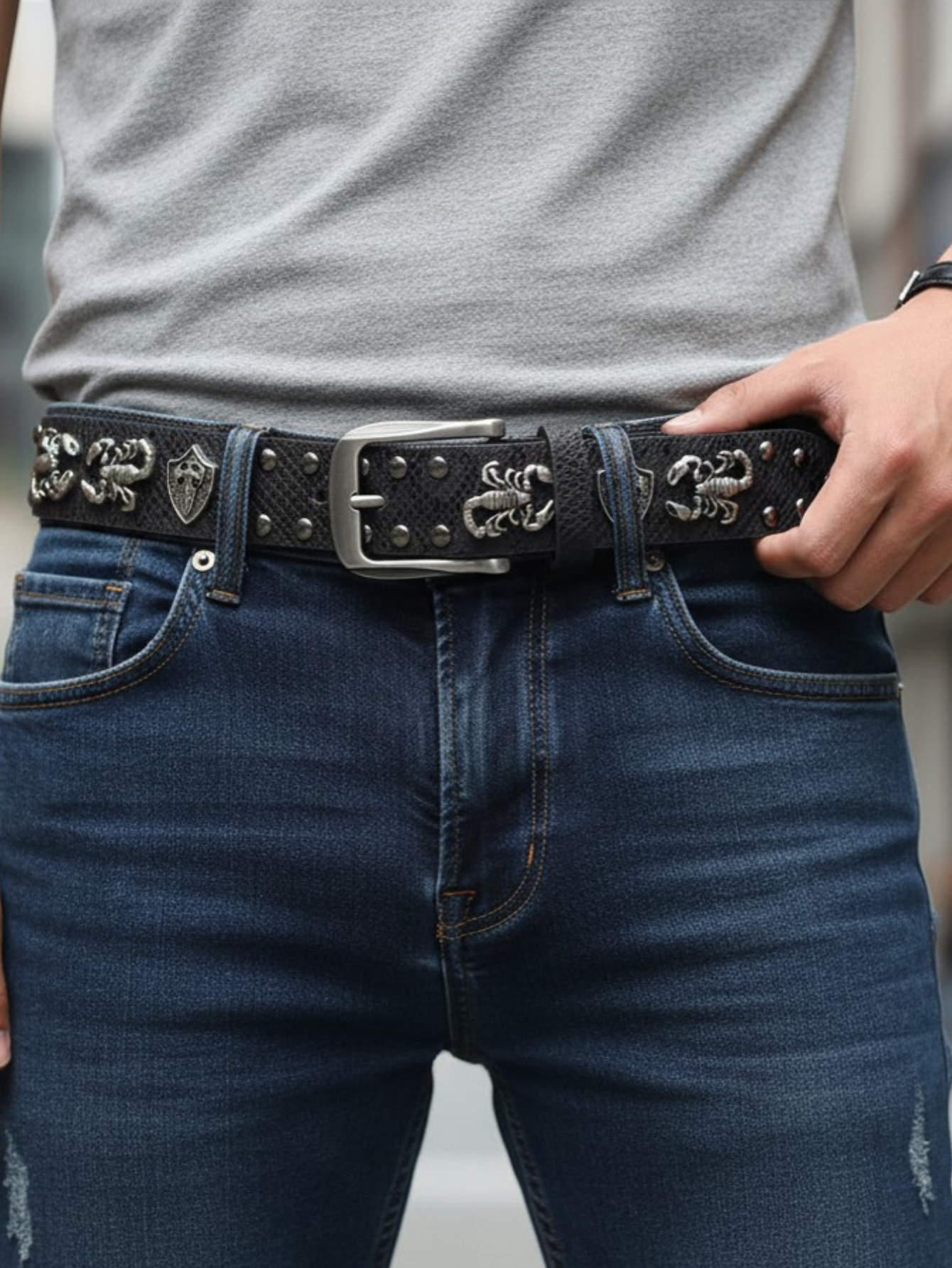 Spider Studded Belt
