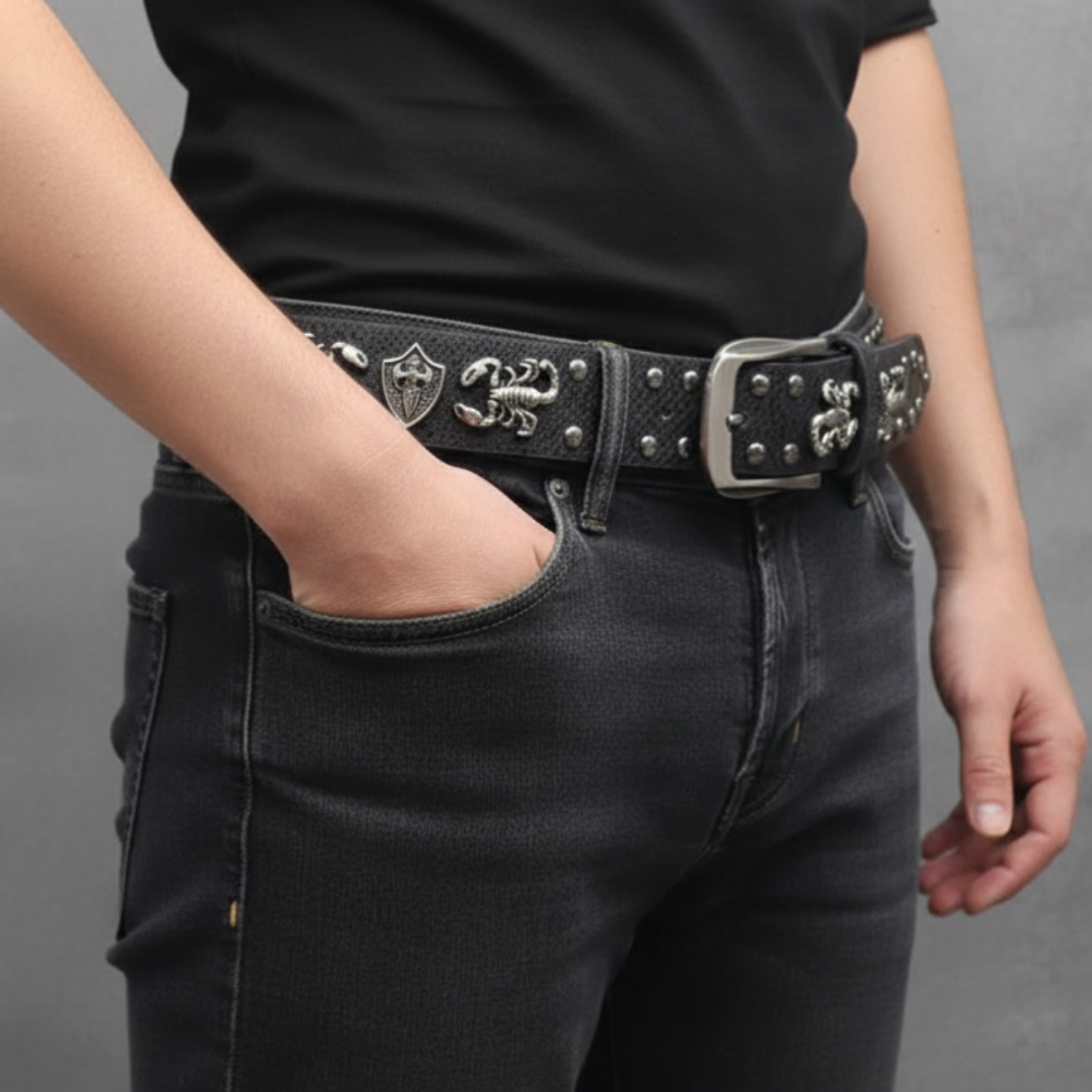 Spider Studded Belt