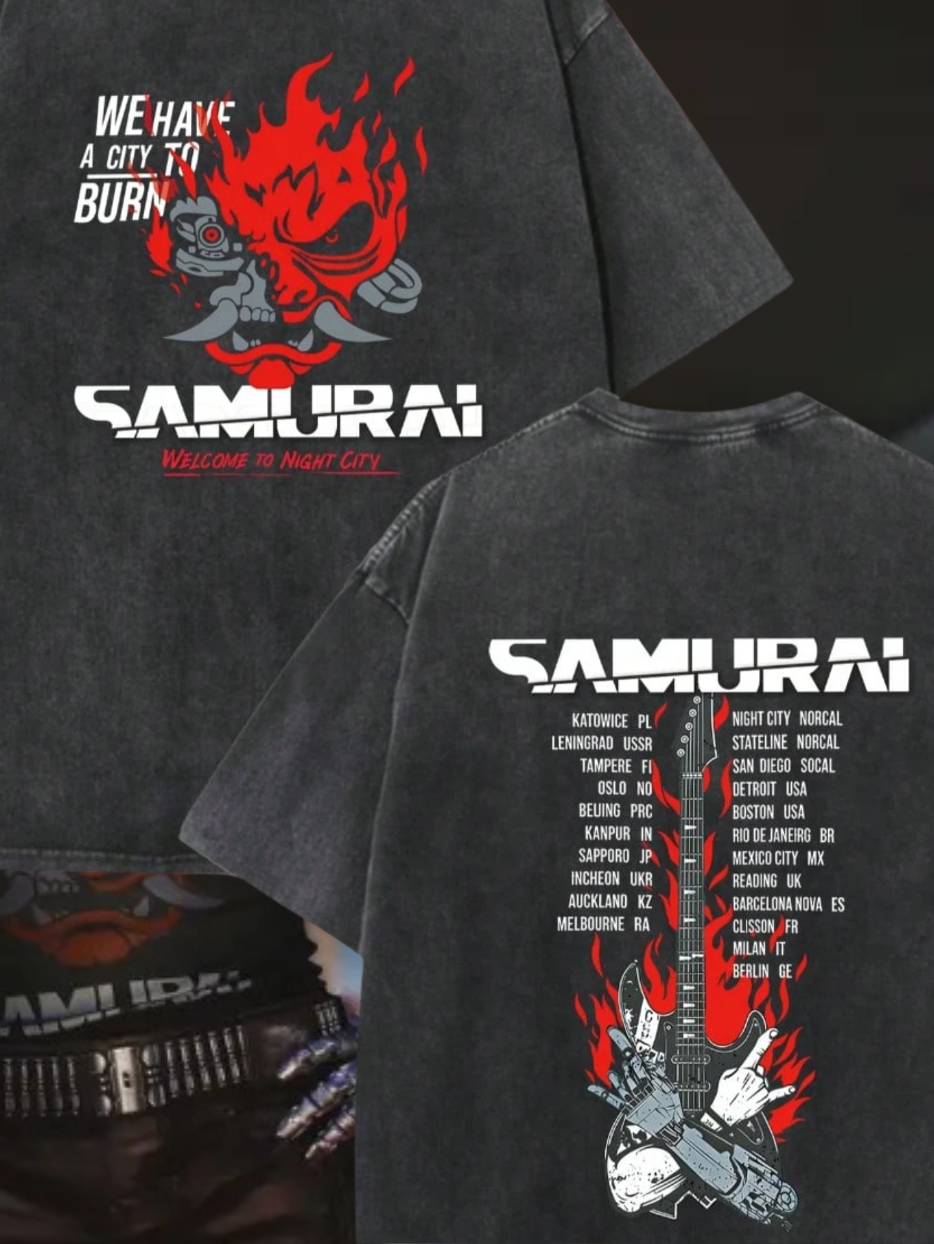 Cyberpunk 2077 Johnny Silverhand 100% Cotton Shirt